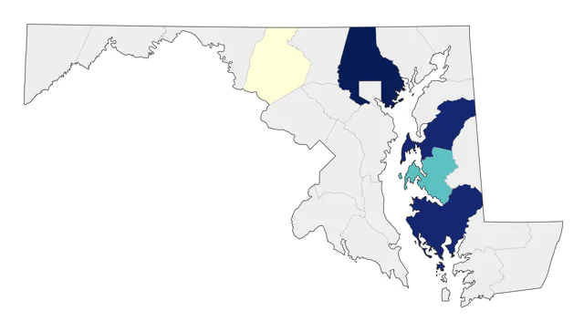 Northern Lapwing county map