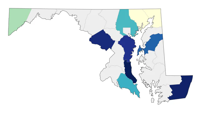 Pacific Loon county map