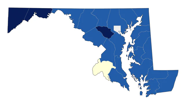 Philadelphia Vireo county map
