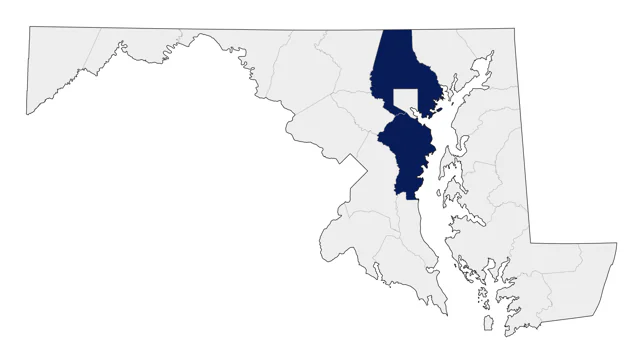 Pied Crow county map