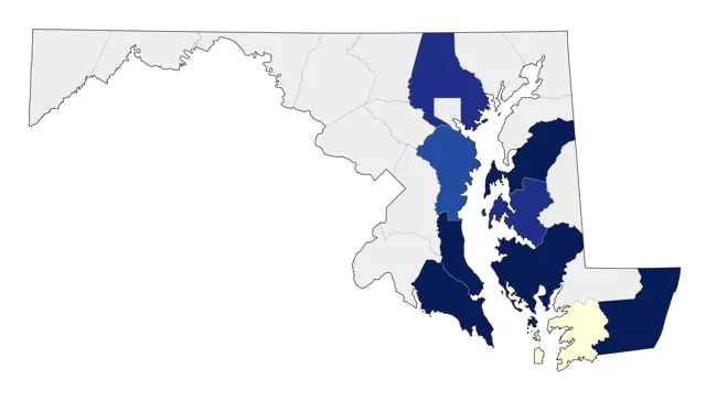 Purple Sandpiper county map