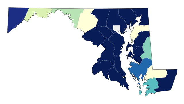 Red-necked Grebe county map