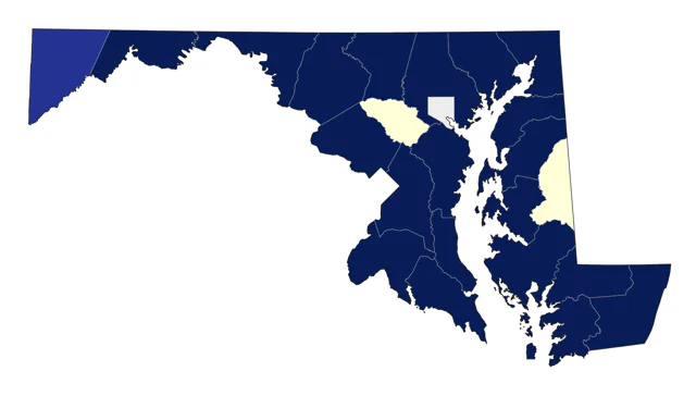 Red-throated Loon county map