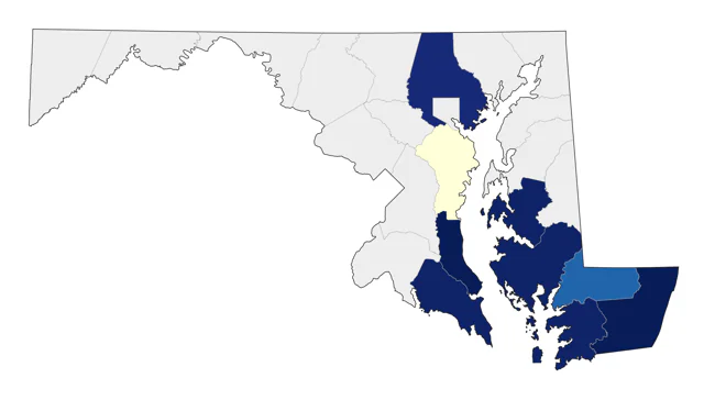 Sandwich Tern county map
