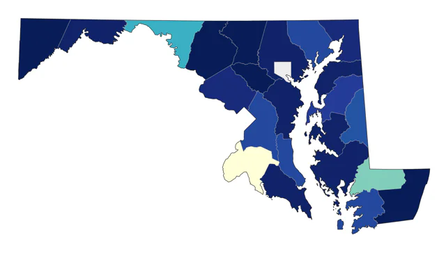 Snow Bunting county map