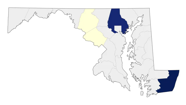 Townsend's Warbler county map