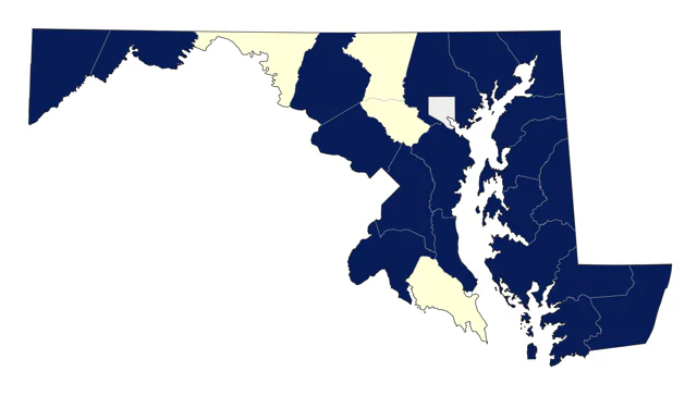 Virginia Rail county map