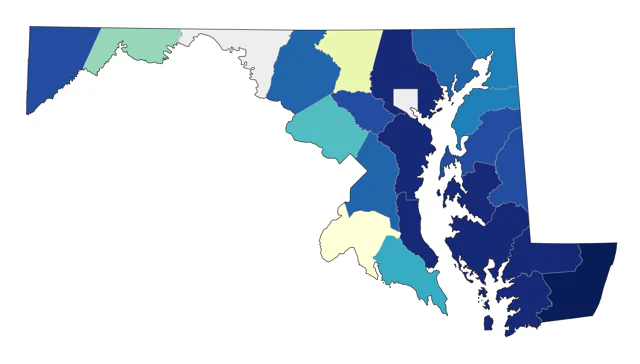 Western Sandpiper county map