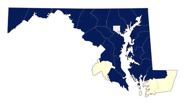 White-crowned Sparrow county map