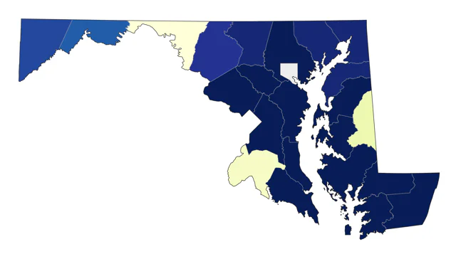 White Ibis county map