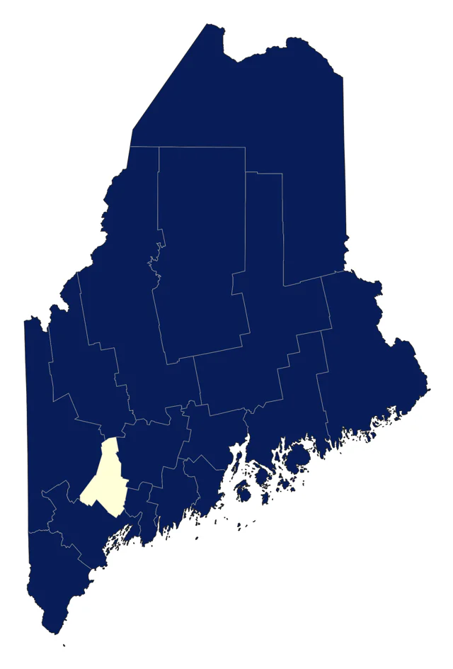 American Bittern county map