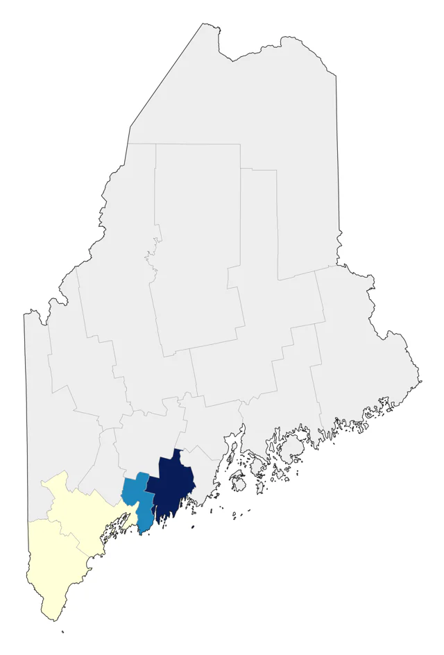 Atlantic Yellow-nosed Albatross county map