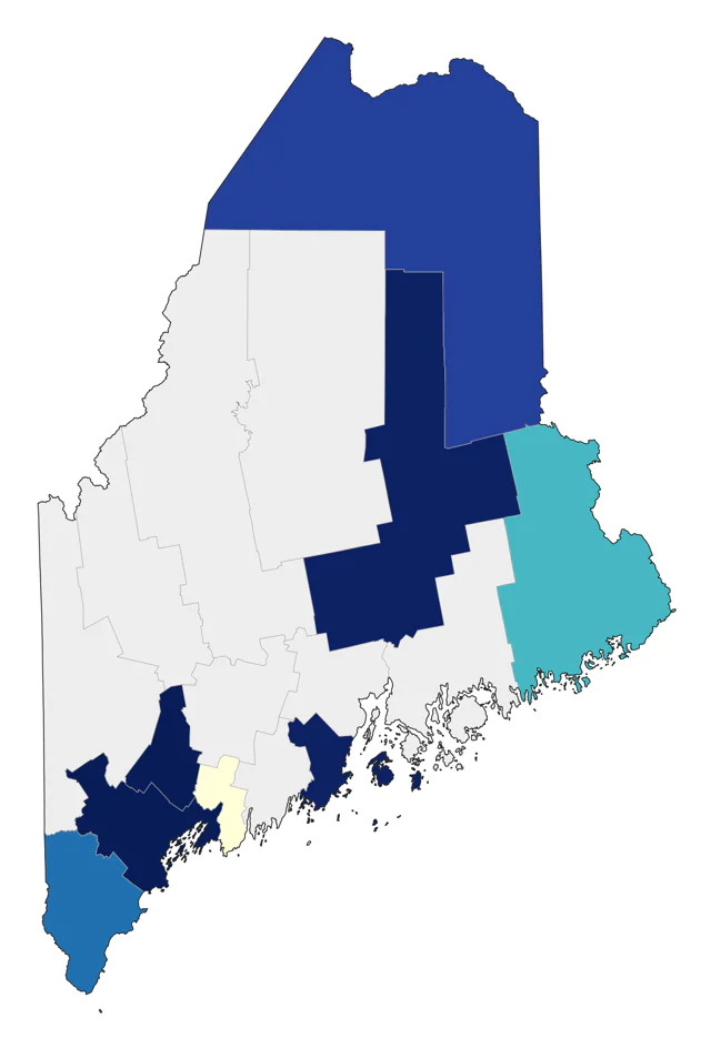 Barnacle Goose county map