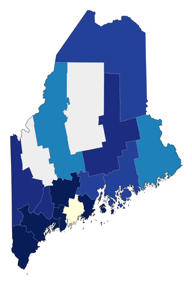 Black Vulture county map