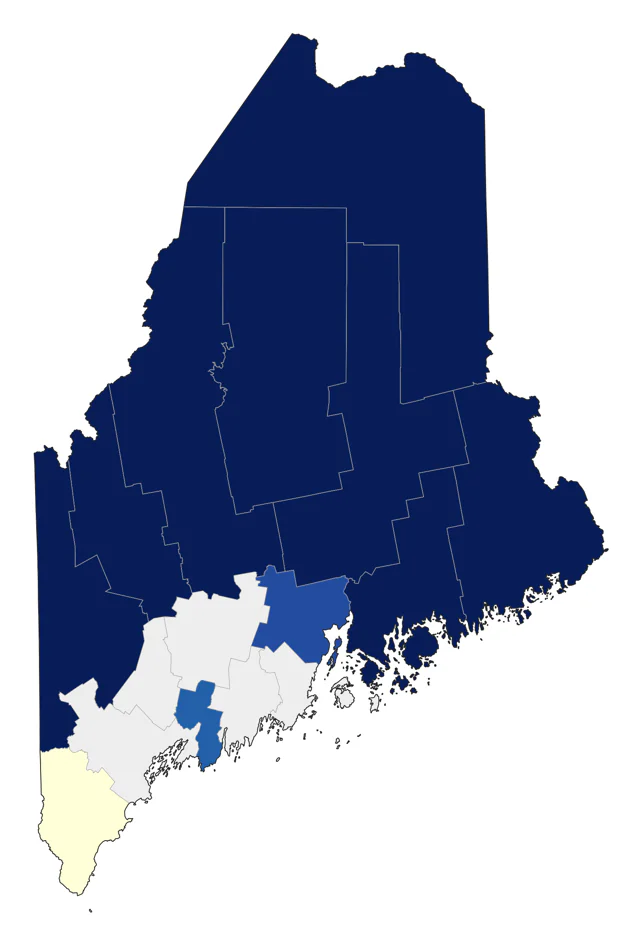 Canada Jay county map