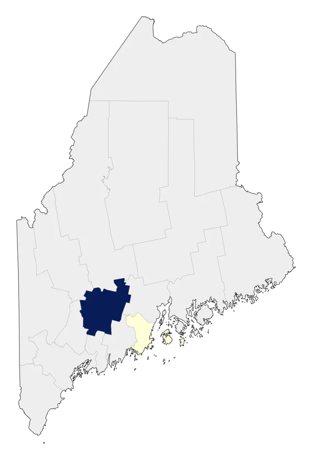 Clark's Grebe county map