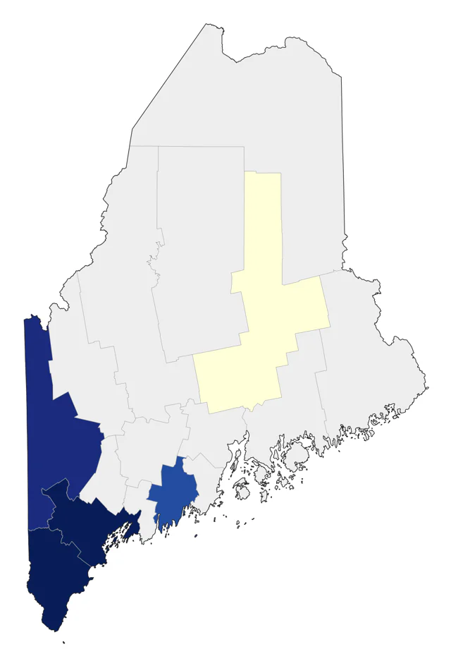 Eastern Screech-Owl county map