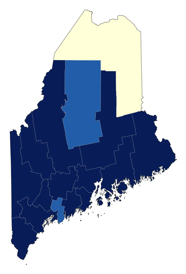 Eastern Whip-poor-will county map