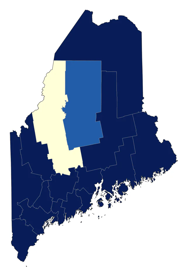 Gadwall county map