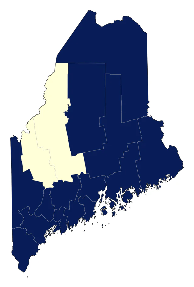 Great Horned Owl county map