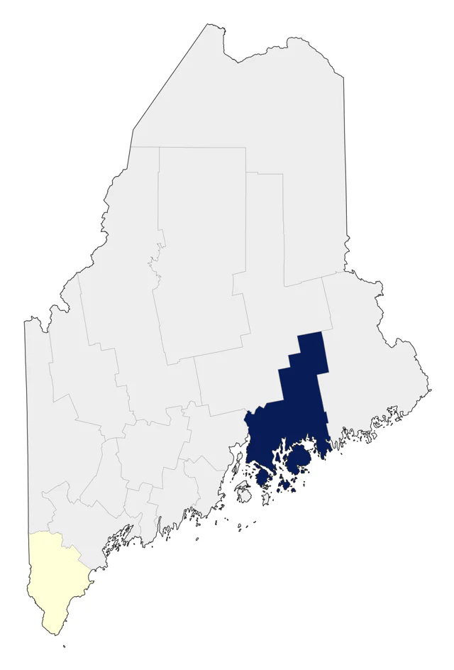 Green-tailed Towhee county map