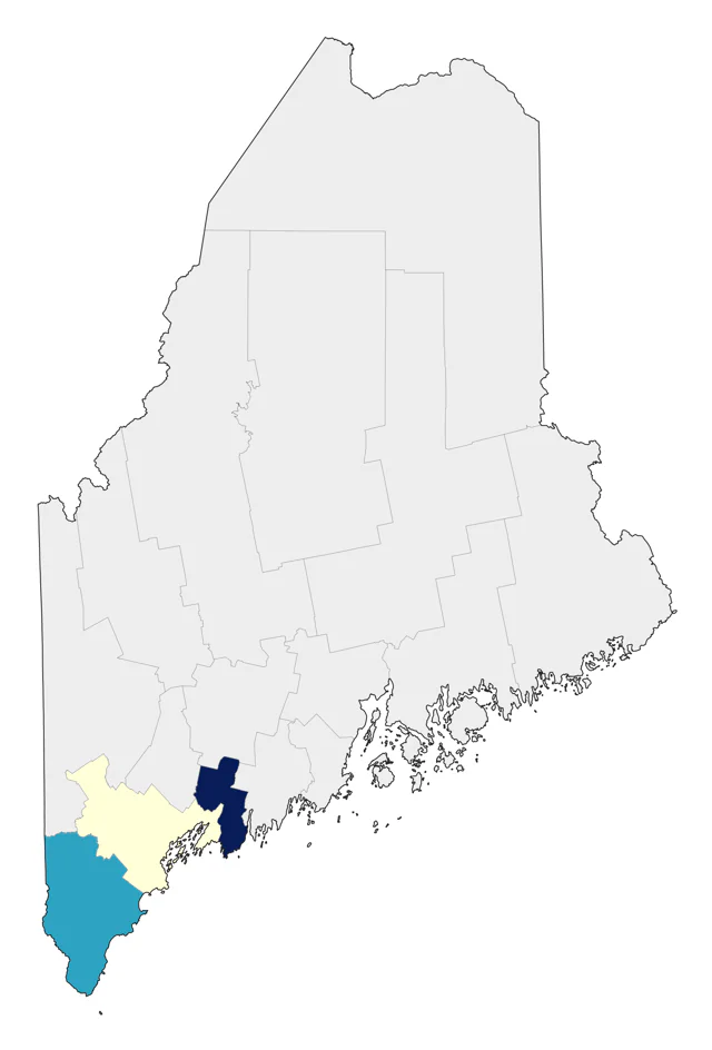 Gull-billed Tern county map