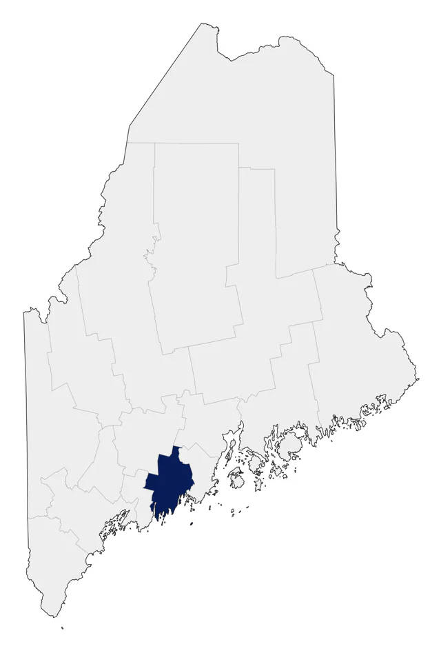 Hermit Warbler county map