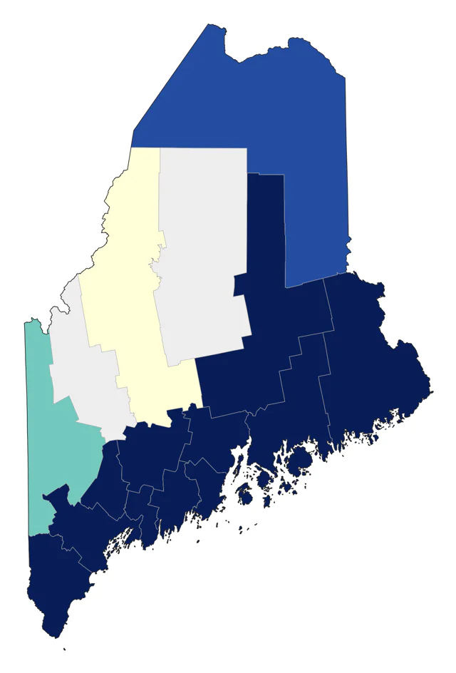 Lesser Black-backed Gull county map