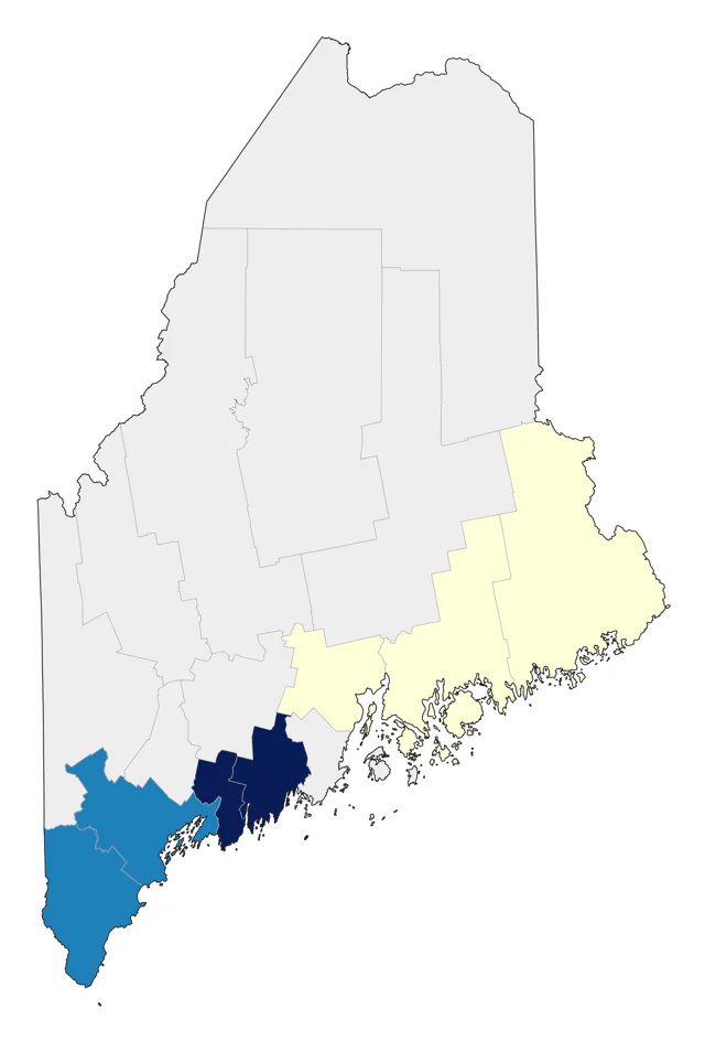 Pacific Loon county map