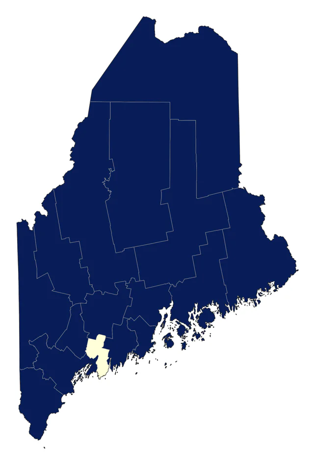 Pine Grosbeak county map