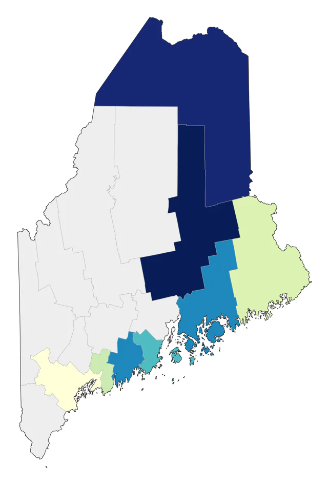 Pink-footed Goose county map
