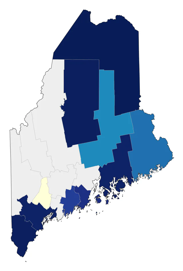 Purple Gallinule county map