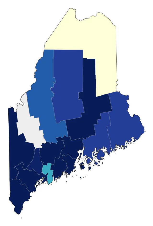 Purple Martin county map