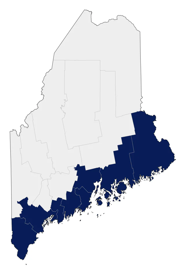 Razorbill county map