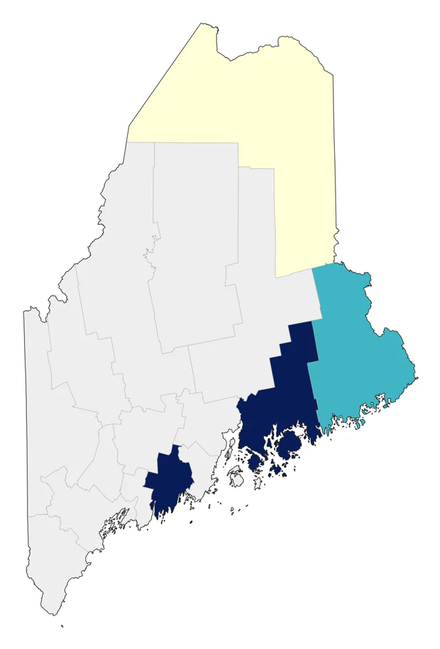 Red Junglefowl county map