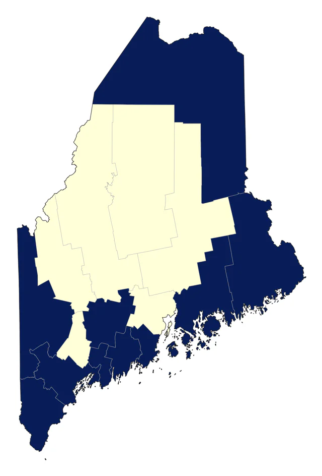 Rough-legged Hawk county map