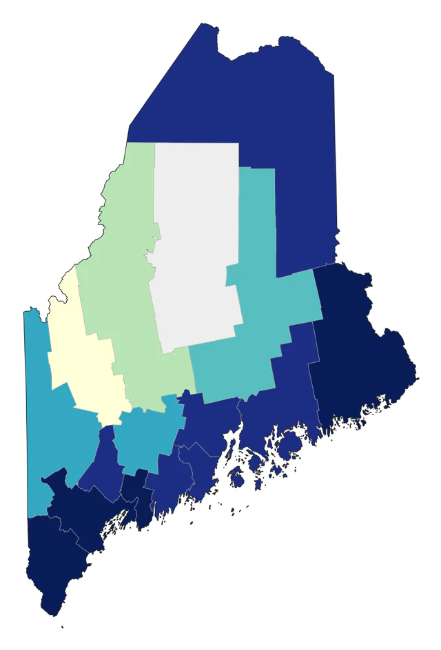 Sanderling county map