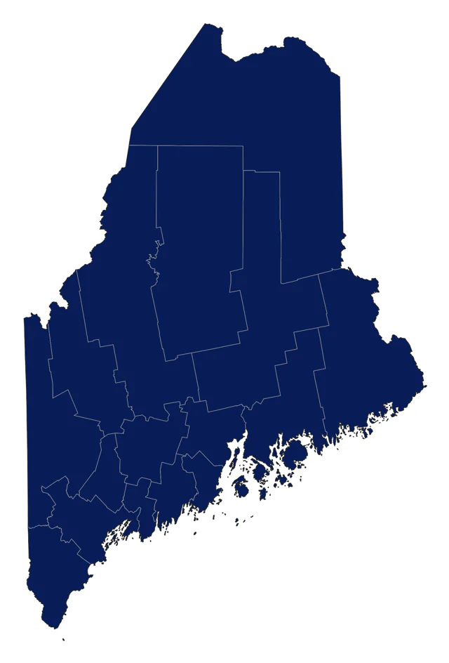 Scarlet Tanager county map