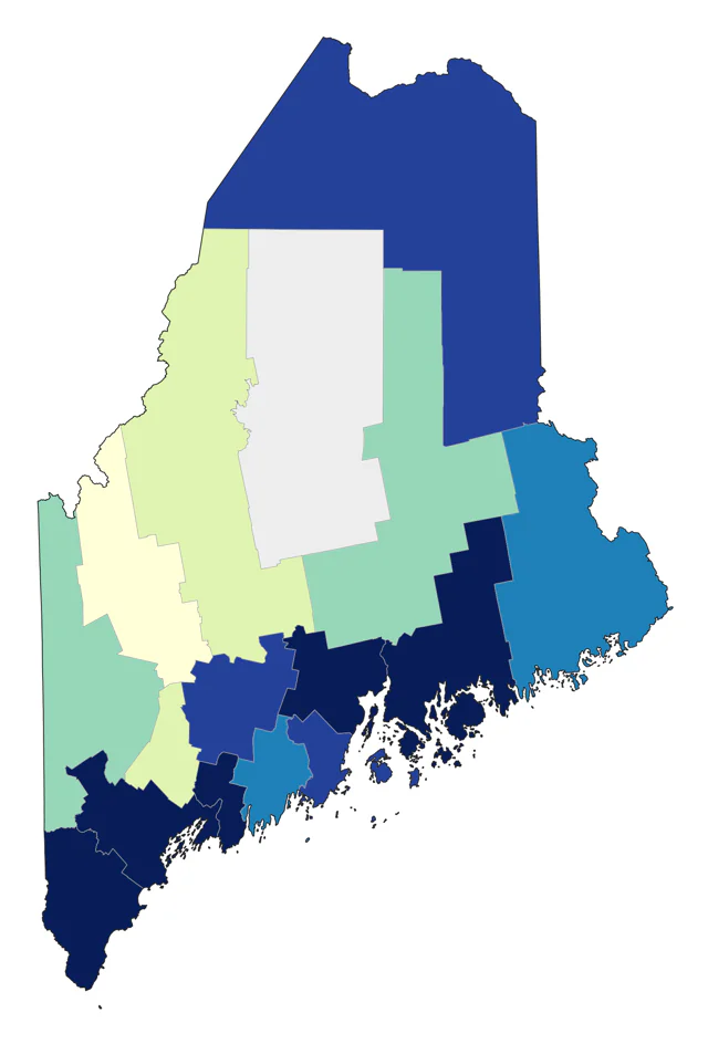 Snowy Owl county map