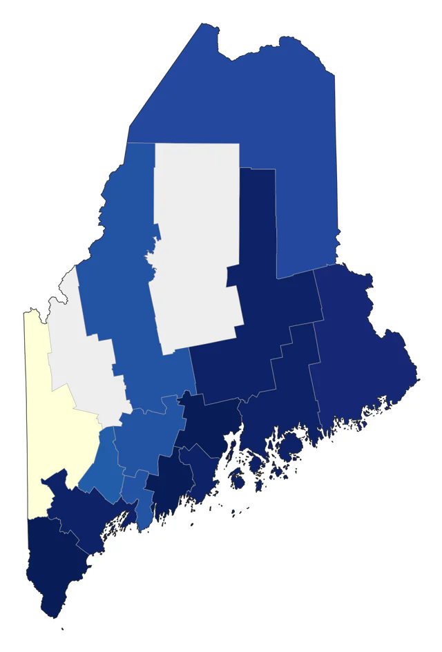 Summer Tanager county map