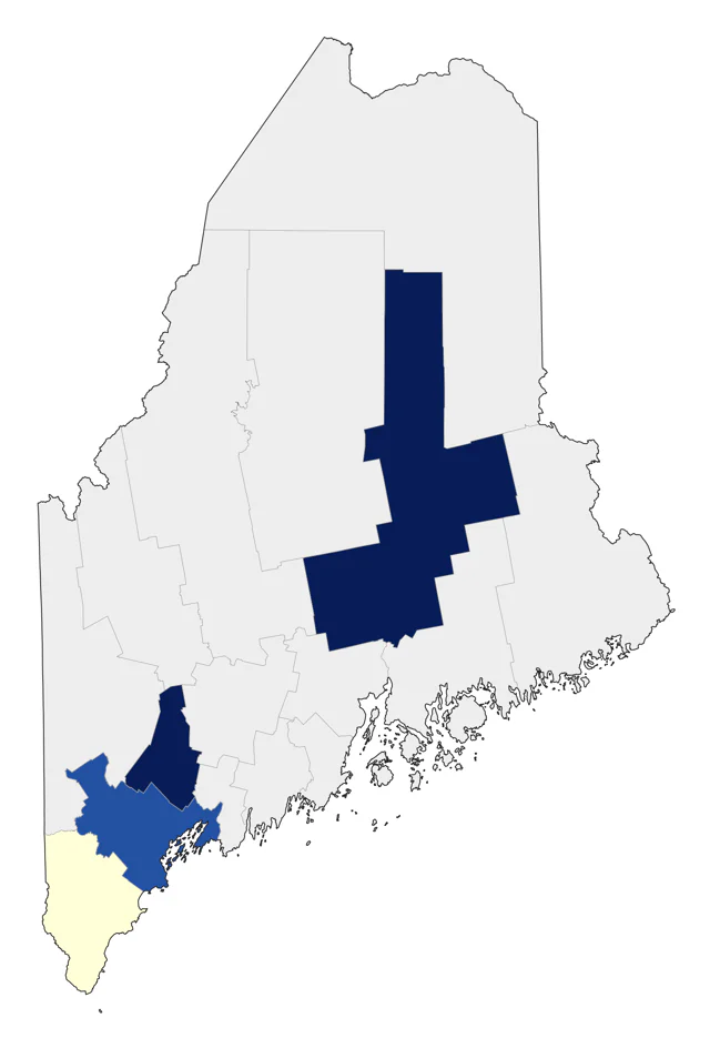 Trumpeter Swan county map