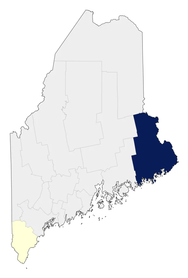 Whooper Swan county map