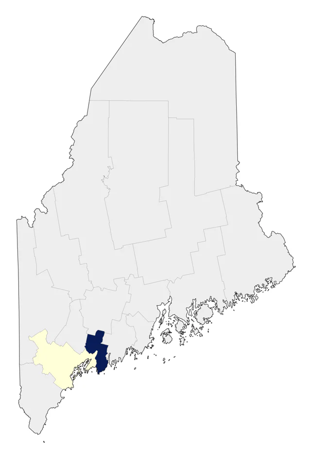 Willow Ptarmigan county map