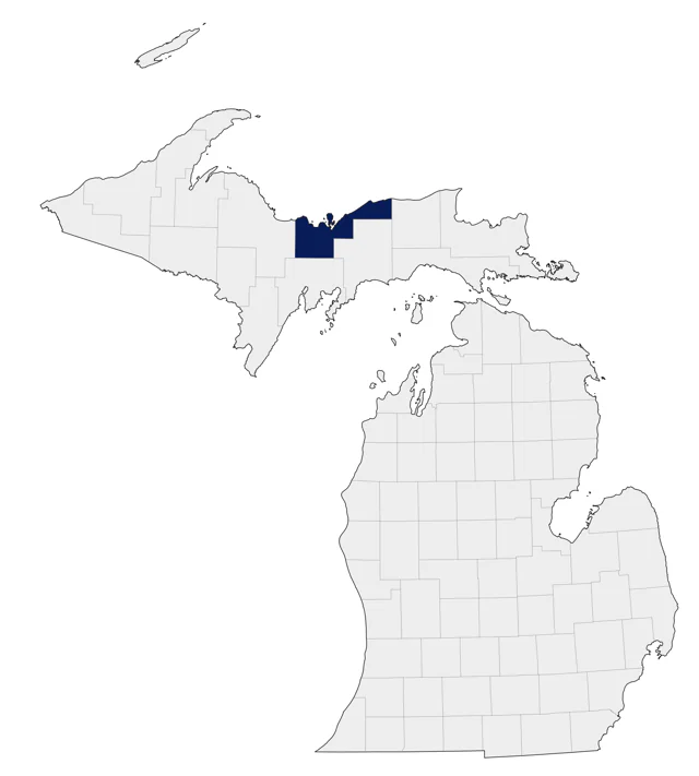Berylline Hummingbird county map