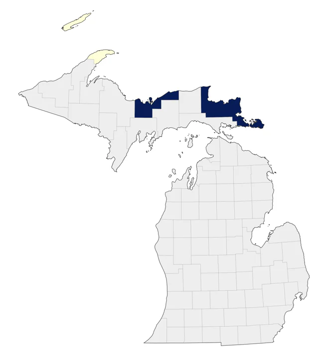 Common Chaffinch county map