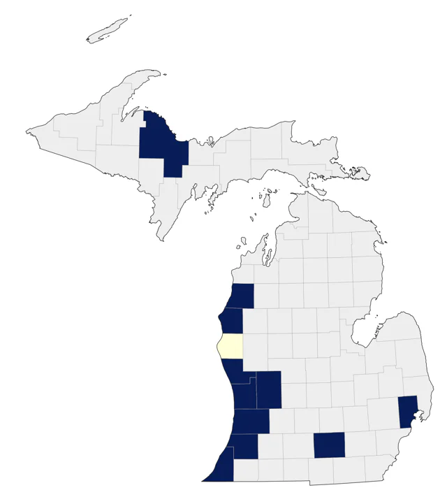Fish Crow county map