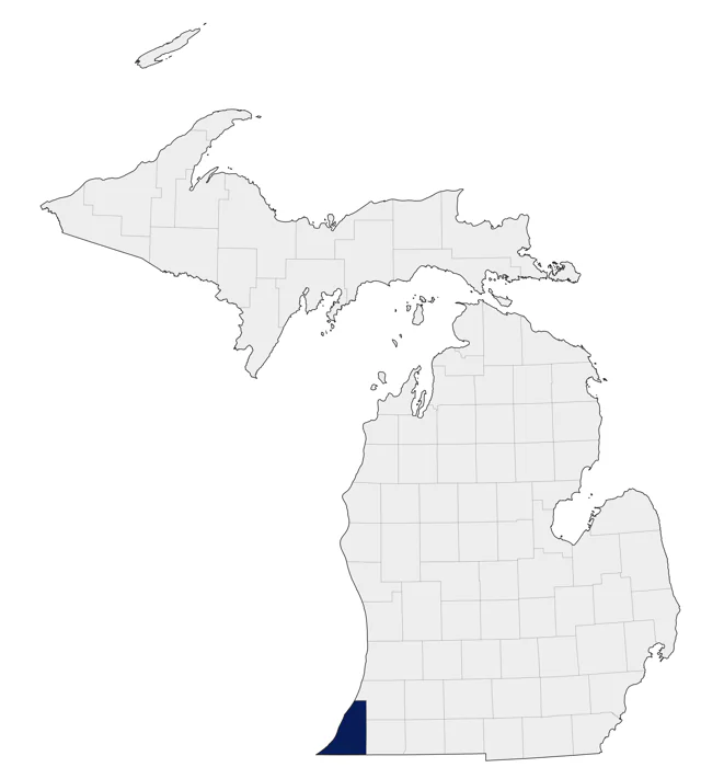 Hammond's Flycatcher county map