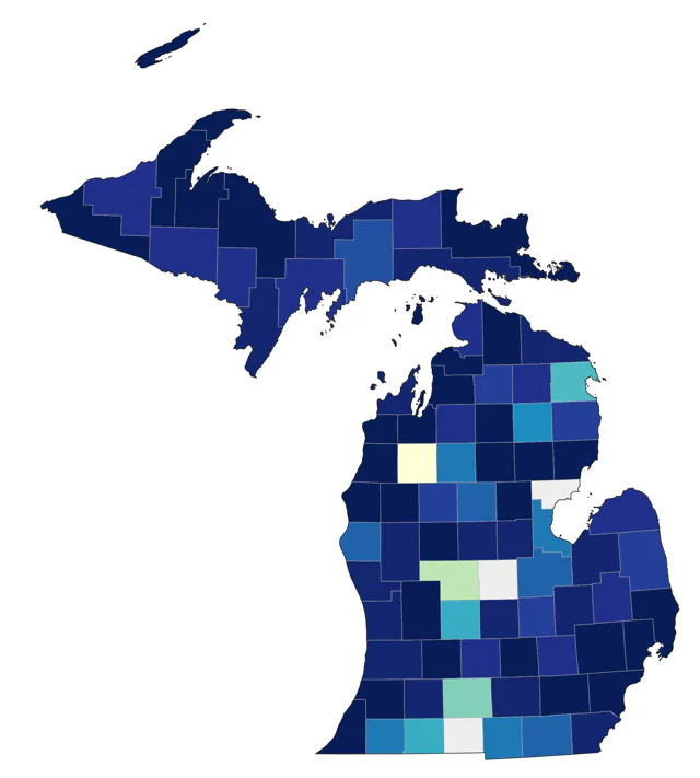 Northern Saw-whet Owl county map