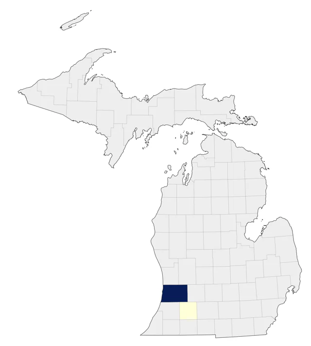 Smew county map