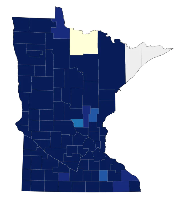 Black Tern county map
